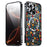 For iPhone 16 Pro Magnetic Case Football Pattern PC+TPU Shockproof Phone Cover with Lens Film - LK00083-002 - 2