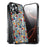For iPhone 16 Pro Magnetic Case Football Pattern PC+TPU Shockproof Phone Cover with Lens Film - LK00083-002 - 3