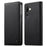 DIERFENG DF-019 for Samsung Galaxy A27 5G Leather Wallet Case Magnetic Flip Cover with Card Slots RFID Blocking - Black - 1