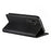 DIERFENG DF-019 for Samsung Galaxy A27 5G Leather Wallet Case Magnetic Flip Cover with Card Slots RFID Blocking - Black - 2