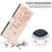 For iPhone 16 Pro Max Wallet Case Pattern Printing PU Leather Stand Flip Phone Cover with Wrist Strap - Milk Tea Bear - 4