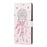For Samsung Galaxy S25 Wallet Case Pattern Printing PU Leather Stand Flip Phone Cover with Wrist Strap - Feather Dreamcatcher - 7