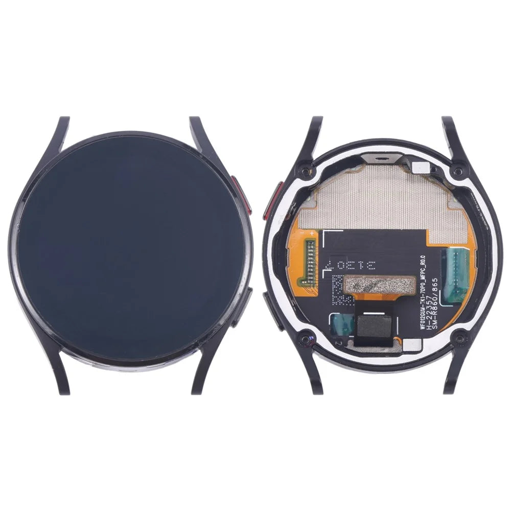 For Samsung Galaxy Watch4 40mm SM-R860 R865 OEM Grade S LCD Screen and Digitizer Assembly + Frame (Without Logo) - Black - 1