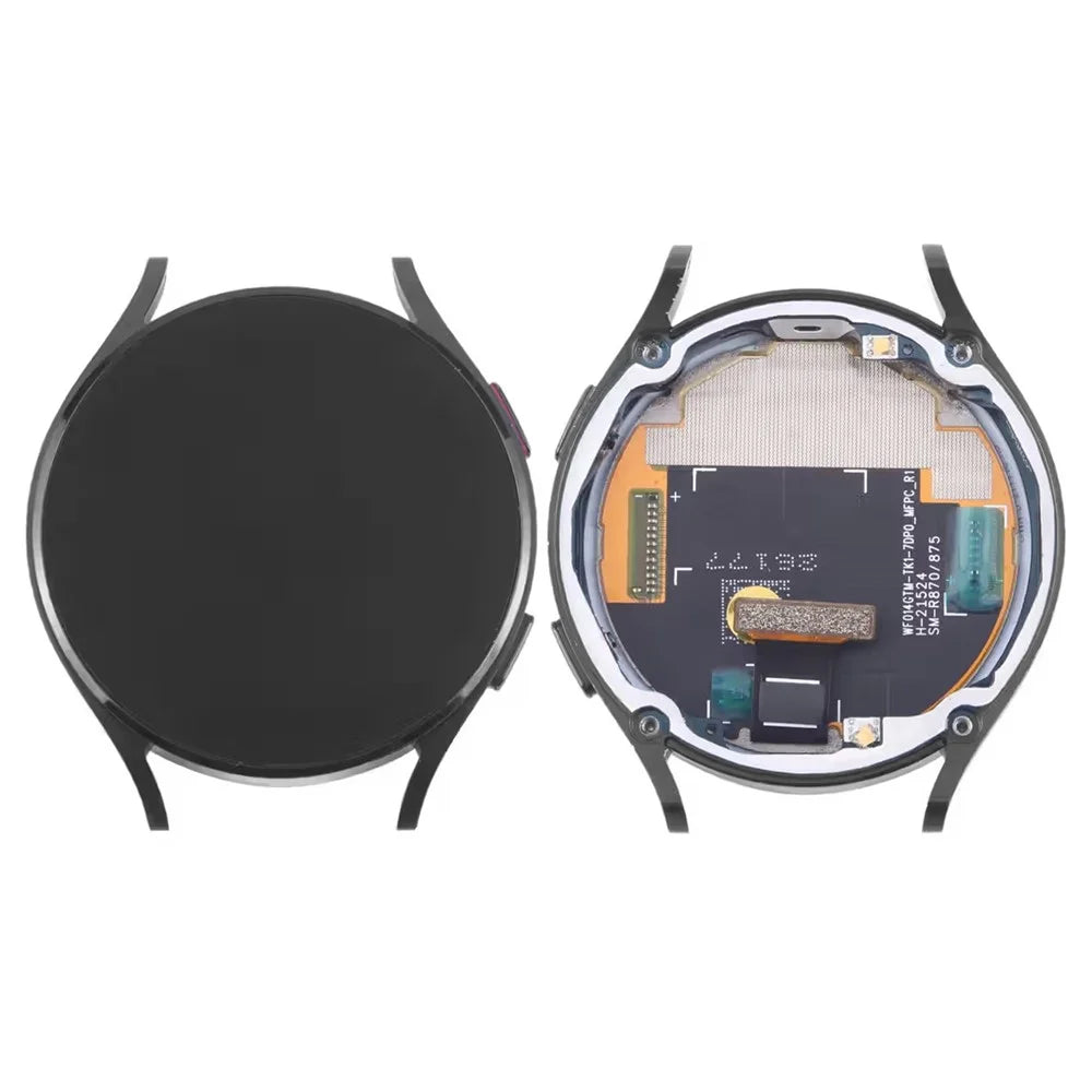 For Samsung Galaxy Watch4 44mm SM-R870 SM-R875 OEM Grade S LCD Screen and Digitizer Assembly + Frame (Without Logo) - Black - 1