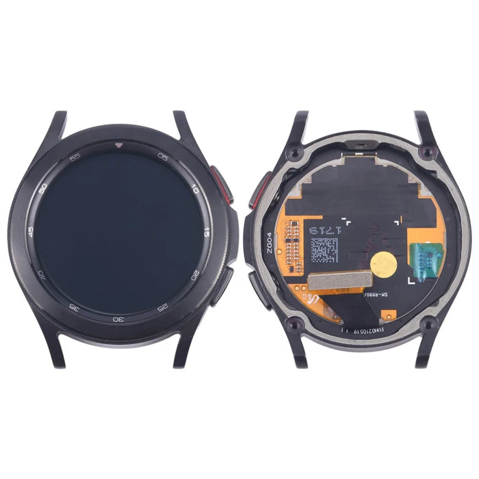 For Samsung Galaxy Watch4 Classic 42mm SM-R880 R885 OEM Grade S LCD Screen and Digitizer Assembly + Frame (Without Logo) - Black - 1