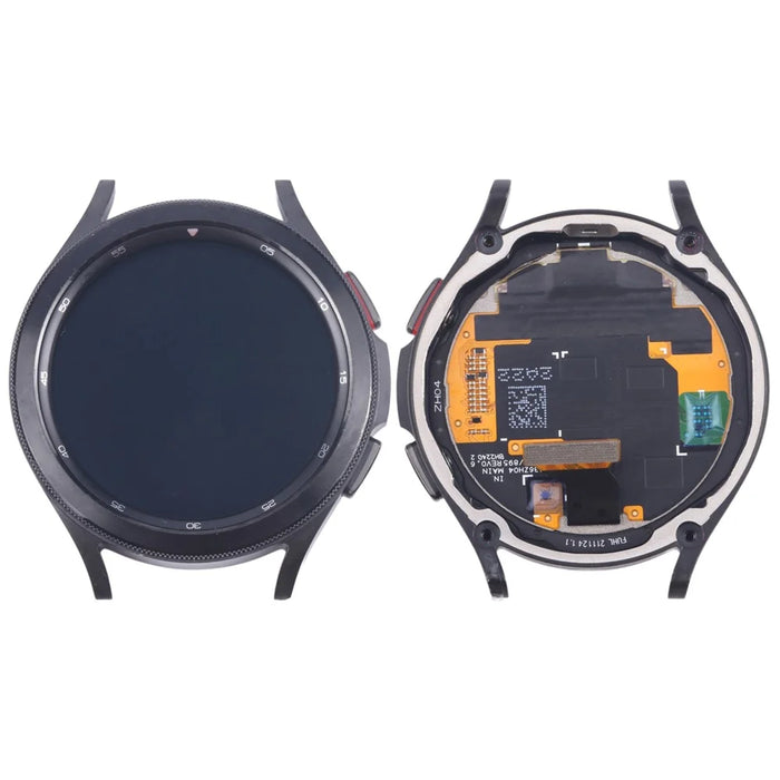 For Samsung Galaxy Watch4 Classic 46mm SM-R890 SM-R895 OEM Grade S LCD Screen and Digitizer Assembly + Frame (Without Logo) - Black - 1