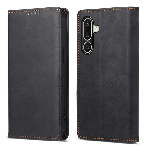 For Samsung Galaxy A27 5G Wallet Case RFID Blocking PU Leather Phone Cover - Black - 1