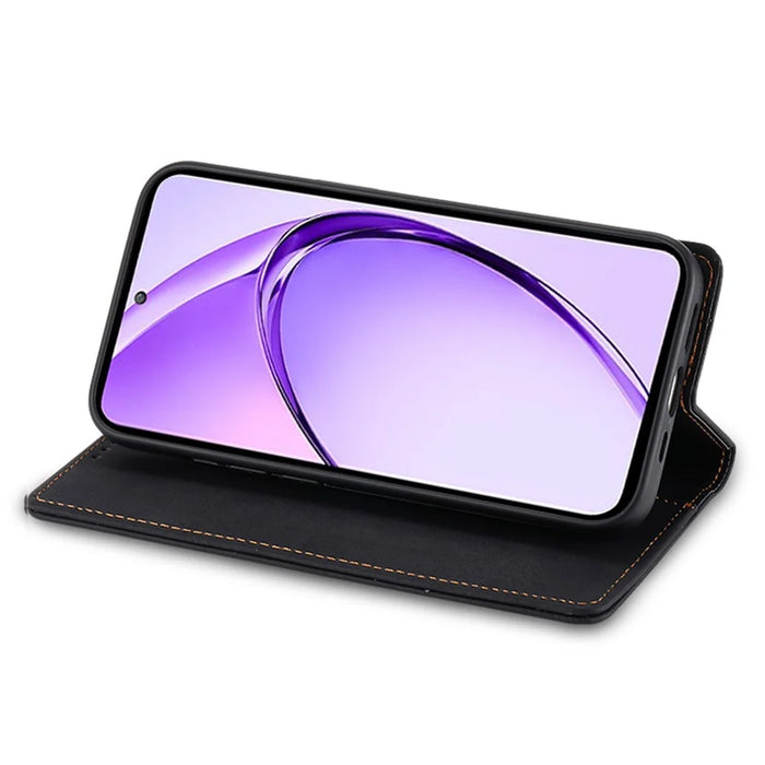 For Samsung Galaxy A27 5G Wallet Case RFID Blocking PU Leather Phone Cover - Black - 2