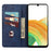 For Samsung Galaxy A27 5G Case PU Leather Shockproof Protection Wallet Phone Cover - Blue - 2