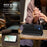 For Samsung Galaxy S26+ Case 9 Card Slots PU Leather Flip Wallet Phone Cover with Hand Strap - Black - 3