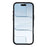 For iPhone Air Magnetic Case Large Viewing Window TPU + PC Shockproof Phone Cover - Black - 2