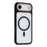 For iPhone Air Magnetic Case Large Viewing Window TPU + PC Shockproof Phone Cover - Black - 3