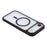 For iPhone Air Magnetic Case Large Viewing Window TPU + PC Shockproof Phone Cover - Black - 4