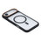 For iPhone Air Magnetic Case Large Viewing Window TPU + PC Shockproof Phone Cover - Black - 5