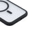 For iPhone Air Magnetic Case Large Viewing Window TPU + PC Shockproof Phone Cover - Black - 6