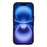 For iPhone 16 Plus Magnetic Case Large Viewing Window TPU + PC Shockproof Phone Cover - Black - 3