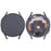 For Samsung Galaxy Watch6 44mm SM-R940 R945 OEM Grade S LCD Screen and Digitizer Assembly + Frame (Without Logo) - Black - 1