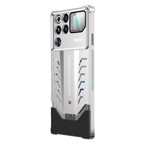 DYONG For ZTE nubia RedMagic 11 Pro 5G Metal Case Snap-Open Design Heat Dissipation Shockproof Phone Cover - Titanium Silver - 1