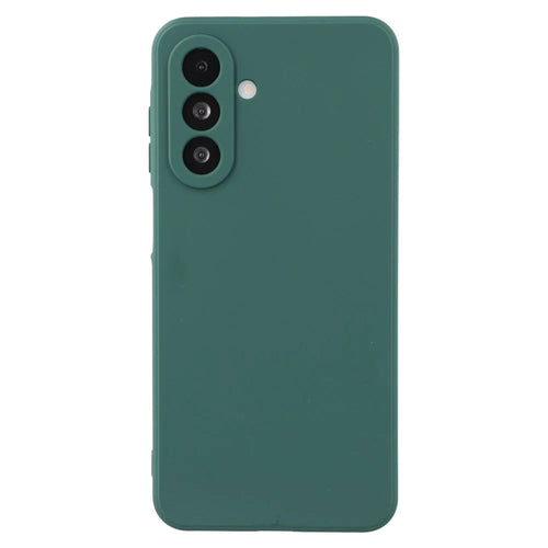 For Samsung Galaxy A27 5G Case Precise Cutouts Straight Edge TPU Shockproof Phone Cover - Army Green - 1