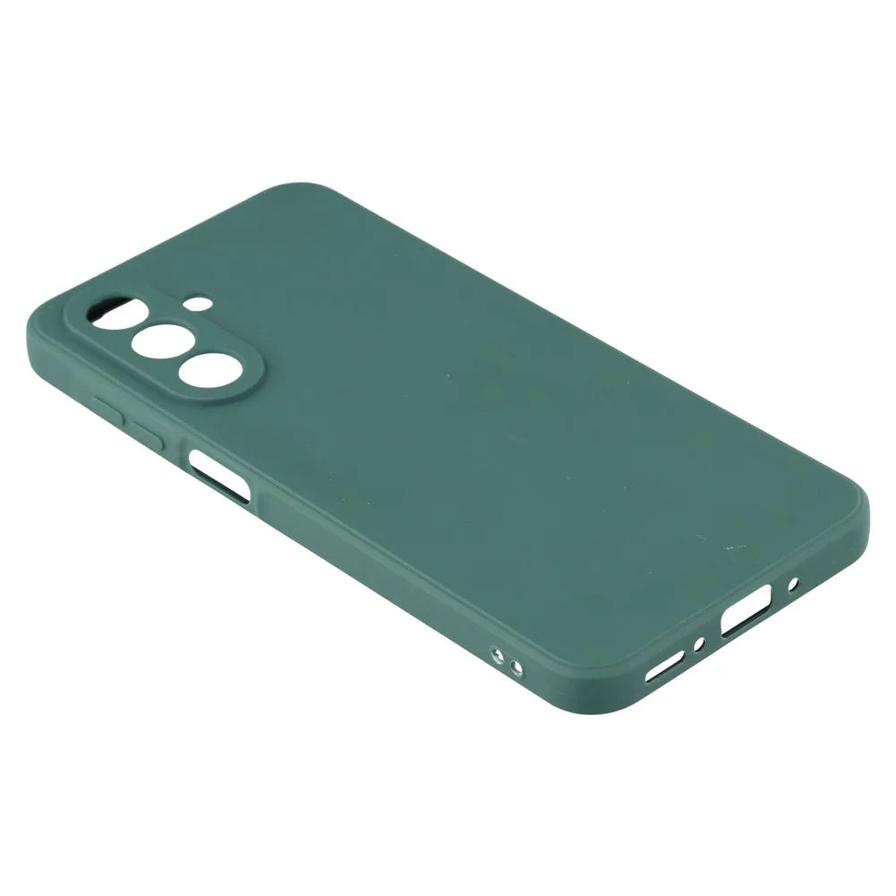 For Samsung Galaxy A27 5G Case Precise Cutouts Straight Edge TPU Shockproof Phone Cover - Army Green - 5