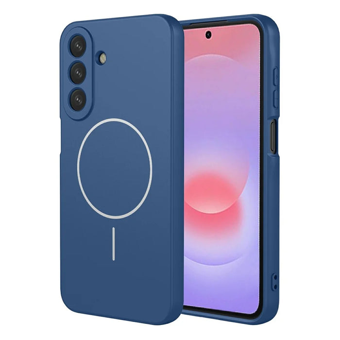 Bulk Purchasing For Samsung Galaxy A27 5G Magnetic Case Soft TPU Phone Back Cover - Blue - 1