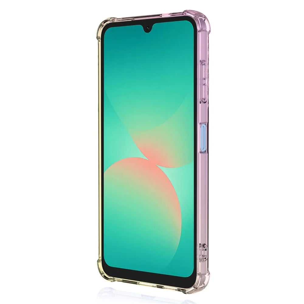 For Samsung Galaxy A27 5G Case Gradient Color TPU Anti-Drop Phone Cover - Pink  /  Gold - 7