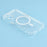 For iPhone 17 Magnetic Case Electroplated Buttons PC TPU Shockproof Clear Cover - Transparent - 5