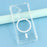 For Samsung Galaxy S25+ Magnetic Case Electroplated Buttons PC TPU Shockproof Clear Cover - Transparent - 4