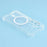 For Samsung Galaxy S25+ Magnetic Case Electroplated Buttons PC TPU Shockproof Clear Cover - Transparent - 6