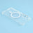 For Samsung Galaxy S25 Edge Magnetic Case Electroplated Buttons PC TPU Shockproof Clear Cover - Transparent - 6