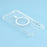 For Samsung Galaxy A37 5G Magnetic Case Electroplated Buttons PC TPU Shockproof Clear Cover - Transparent - 6