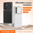 For Samsung Galaxy A37 5G Case Sheepskin Texture Leather Coated TPU Phone Cover with Precise Camera Cutouts - Black - 6
