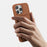For iPhone 16 Pro Case Multi-Card Slots Kickstand Leather + PC + TPU Shockproof Phone Cover - Brown - 6