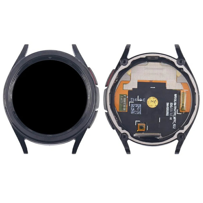 For Samsung Galaxy Watch6 Classic 43mm SM-R950 R955 OEM Grade S LCD Screen and Digitizer Assembly + Frame (Without Logo) - Black - 1