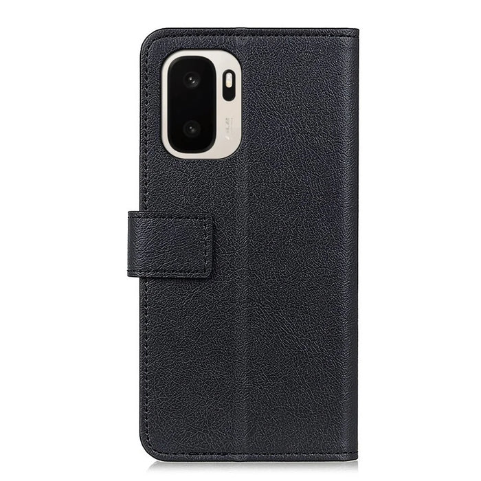 For OnePlus Ace 6 Ultra 5G Case PU Leather Stand Wallet Phone Cover - Black - 7