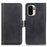 For OnePlus Ace 6 Ultra 5G Case Stand Cowhide Texture PU Leather Phone Cover - Black - 1