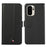 For OnePlus Ace 6 Ultra 5G Case RFID Blocking Flip Leather Phone Cover - Black - 1