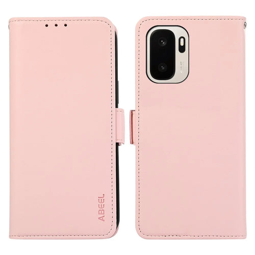 ABEEL For OnePlus Ace 6 Ultra 5G Case Leather Phone Cover with RFID Blocking Wallet - Pink - 1