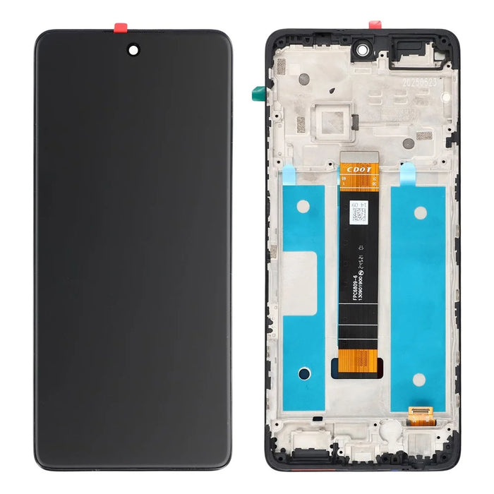 For TCL 60 NxtPaper 4G T626K, T626K1 OEM Grade S LCD Screen and Digitizer Assembly + Frame, Frosted Screen (Without Logo) - 1