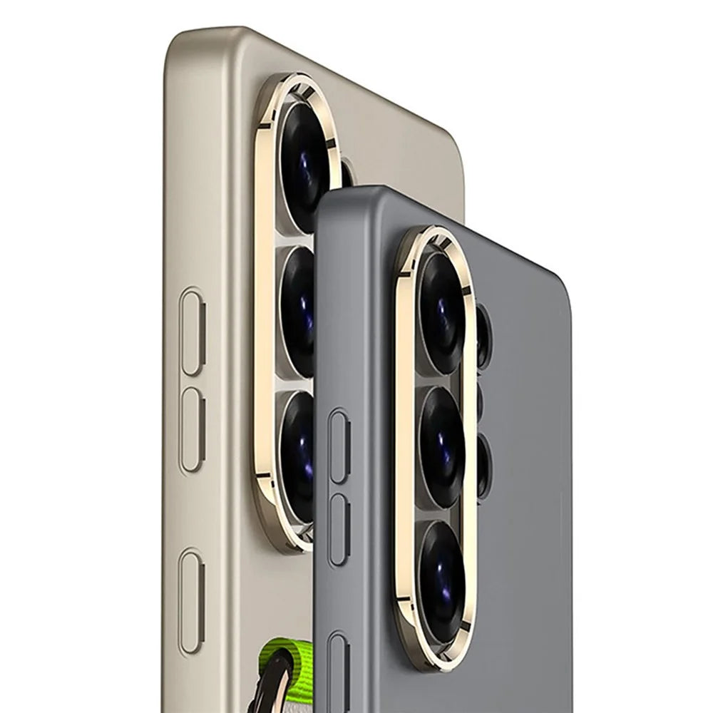 GKK For Samsung Galaxy S26 Ultra Case with Silicone Hand Band Hard PC Phone Back Cover - Titanium Grey - 6