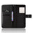 For Sony Xperia 1 VIII Leather Wallet Case with Strap Diamond Texture Phone Cover - Black - 5