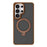 JAUCASE For Samsung Galaxy S26 Ultra Case Rotating Kickstand Skin-Touch Matte PC + TPU Phone Cover - Transparent Gold - 1