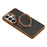 JAUCASE For Samsung Galaxy S26 Ultra Case Rotating Kickstand Skin-Touch Matte PC + TPU Phone Cover - Transparent Gold - 6