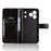 For Blackview Wave 7C PU Leather Case with Strap Crazy Horse Texture Phone Wallet Cover - Black - 4