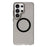 JAUCASE For Samsung Galaxy S26 Ultra Magnetic Case PC Phone Cover with AI Touch Control Button - Transparent Black - 1