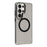 JAUCASE For Samsung Galaxy S26 Ultra Magnetic Case PC Phone Cover with AI Touch Control Button - Transparent Black - 3