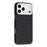 JAUCASE For iPhone 17 Pro Magnetic Case Rhinestone Bling Four Leaf Clover Pattern Phone Cover - Black - 1