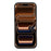 JAUCASE For iPhone 17 Pro Magnetic Case Rhinestone Bling Four Leaf Clover Pattern Phone Cover - Black - 3