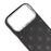 JAUCASE For iPhone 17 Pro Magnetic Case Rhinestone Bling Four Leaf Clover Pattern Phone Cover - Black - 7