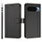 For Google Pixel 11 Pro XL Case 9 Card Slots PU Leather Flip Wallet Phone Cover with Hand Strap - Black - 2